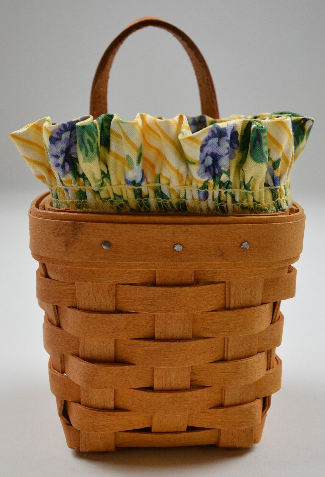 Longaberger 1997 Chive Basket Combo With Liner & Protector collectible Decor