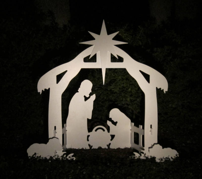 Christmas Outdoor Nativity Scene - Yard Nativity Set 