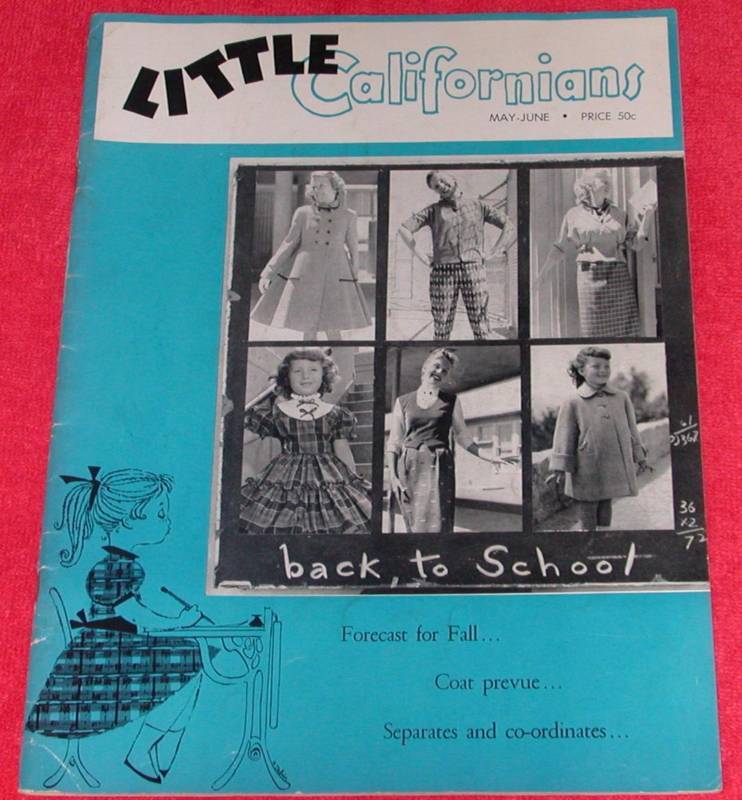 LITTLE CALIFORNIANS VINTAGE MAGAZINE MAY / JUNE 1955 VERY RARE