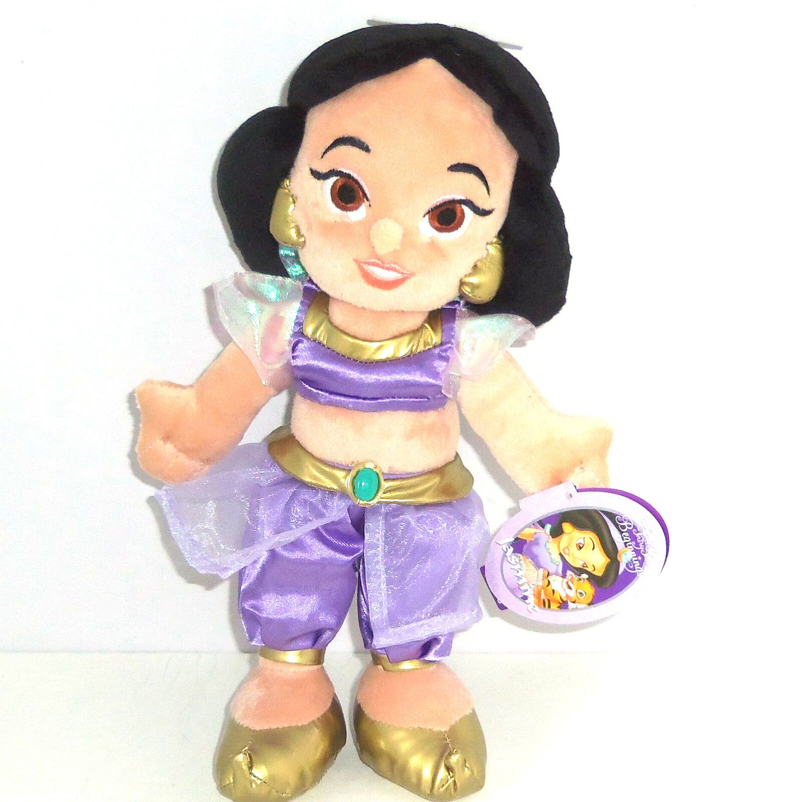 Disney Princess Little Jasmine Plush Doll Fairy Tales Baby Theme Parks
