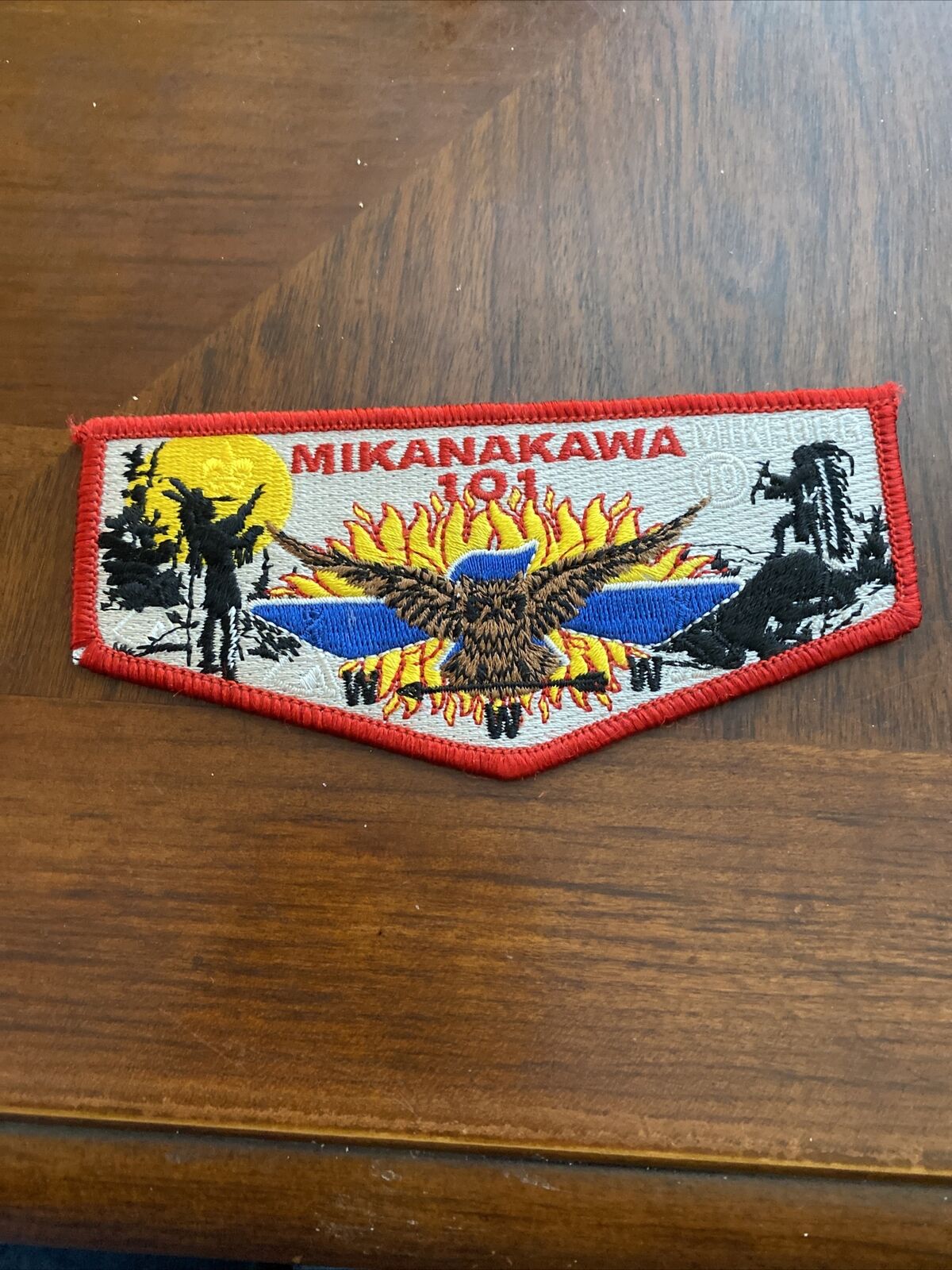 Boy Scouts BSA OA Mikanakawa (Lodge 101) 2011 Dues Renewal Pocket Flap (Mint)