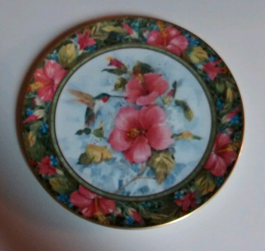 Royal Doulton Franklin Mint The Imperial Hummingbird Numbered Collector's Plate