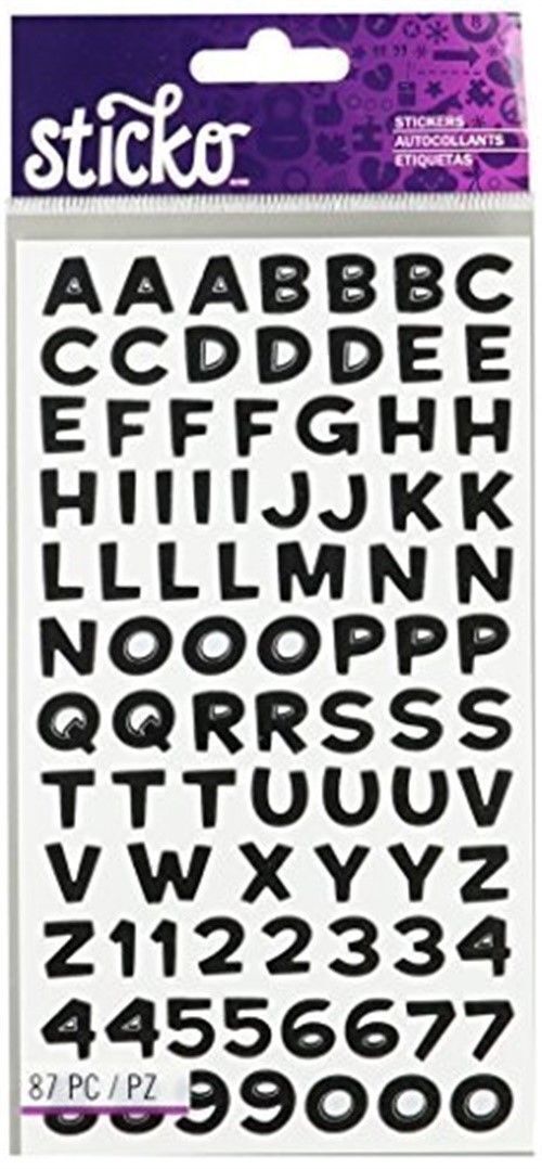Jolee\'s Boutique, Sticko, Recollections--You Pick Letter Alphabet Stickers