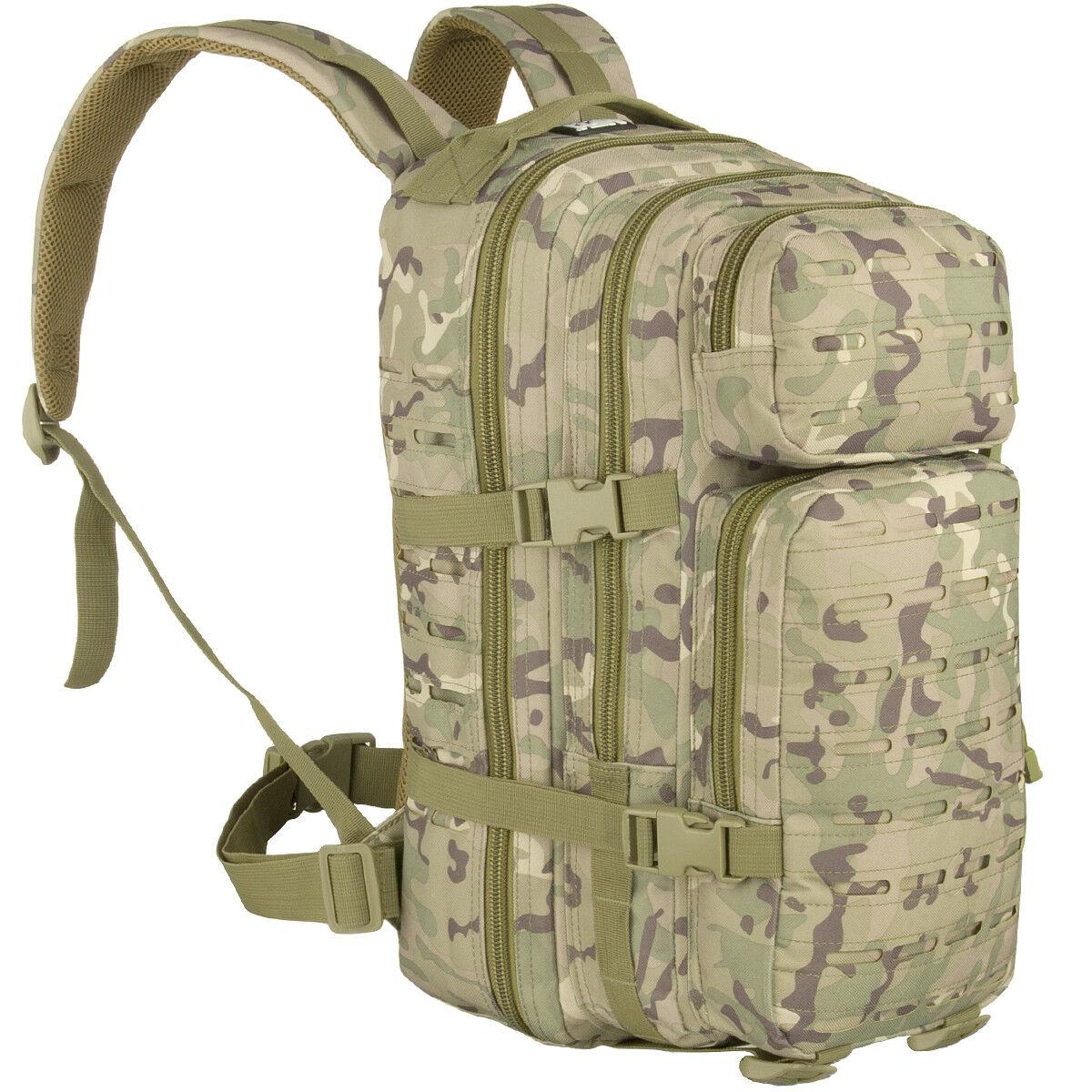 MFH Backpack Assault I Laser 30L Military Army Rucksack Hiking Operation Camo