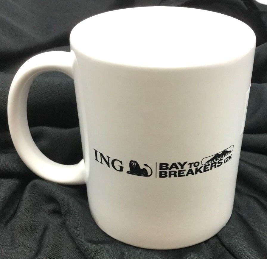 ING Bay to Breakers 12M Lion Coffee Cup Mug Collectors Jog Frappe Mocha Cafe R15