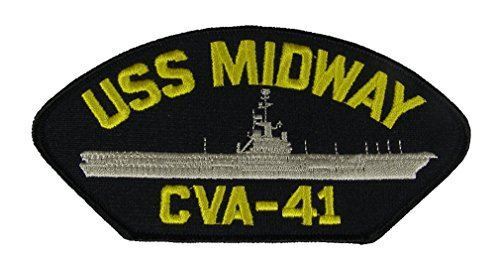 USS MIDWAY CVA-41 PATCH USN NAVY SHIP AIRCRAFT CARRIER MAGIC