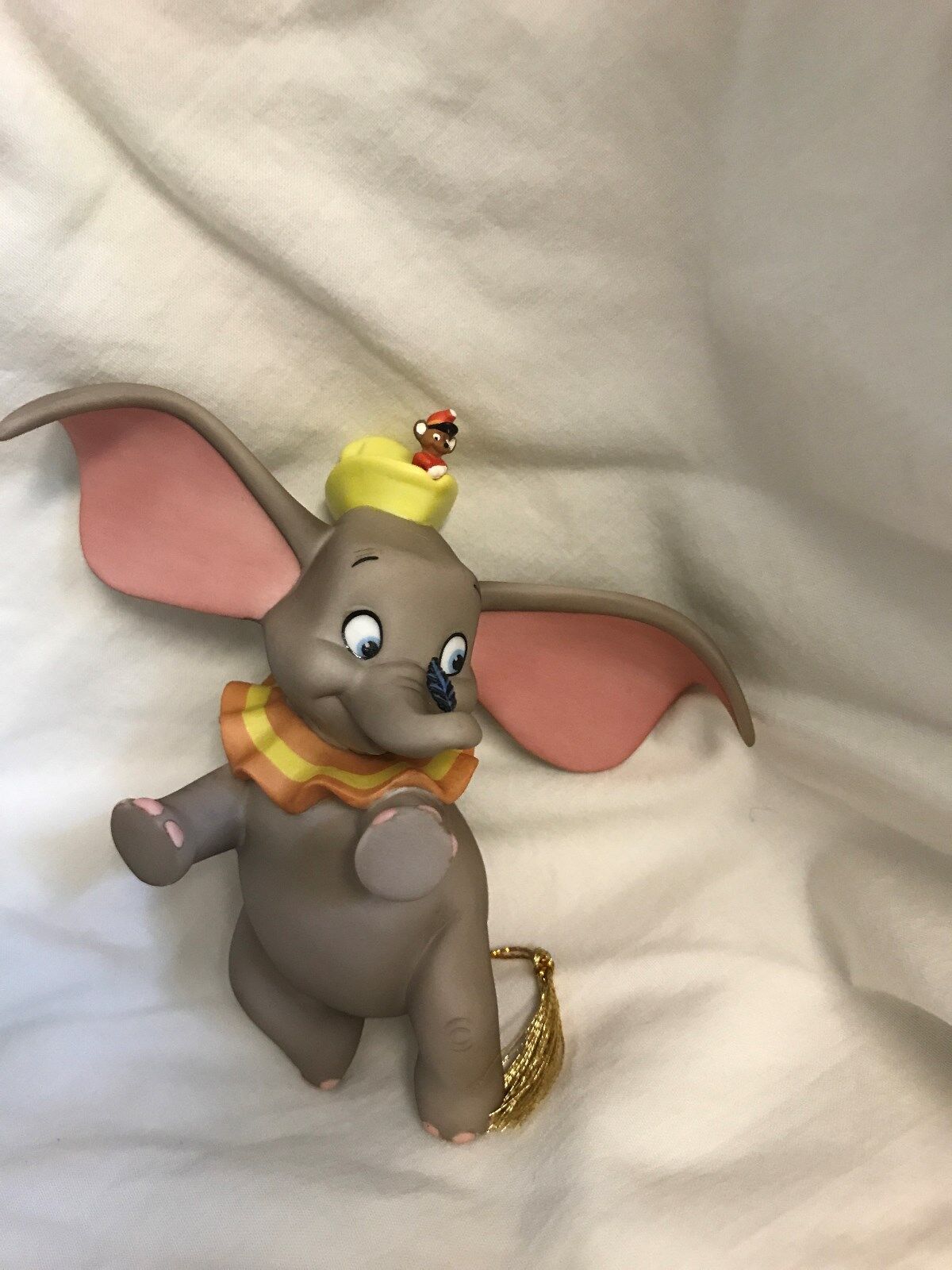 WDCC When I See An Elephant Fly Dumbo Porcelain Ornament w/COA and Box