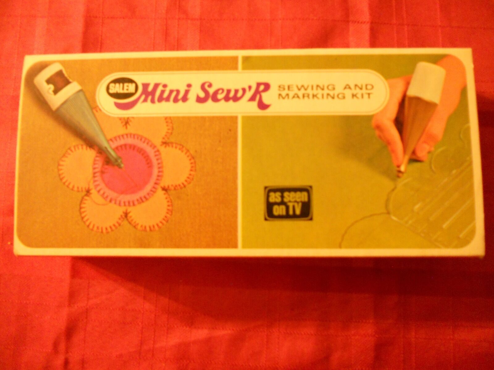 Vintage Salem Mini Sewer Sewing and Marking Kit seen on TV