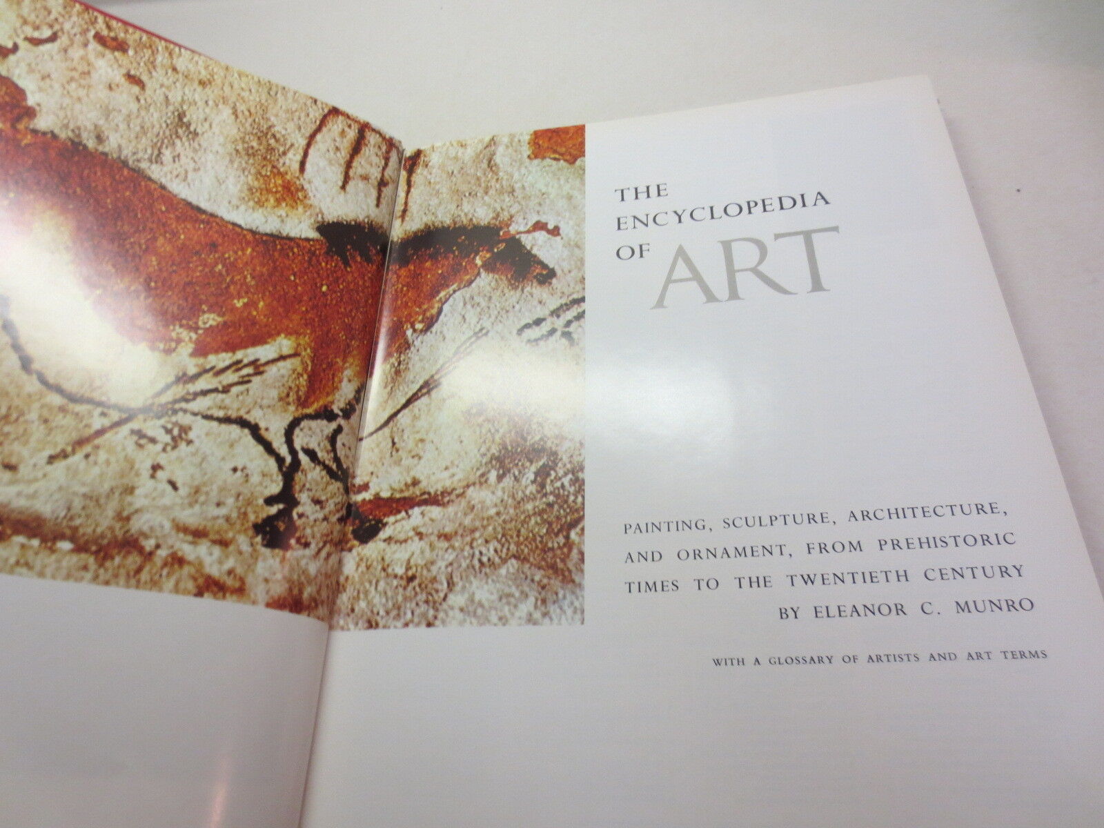 The Encyclopedia of Art by Eleanor C. Munro vintage 1977 hardcover
