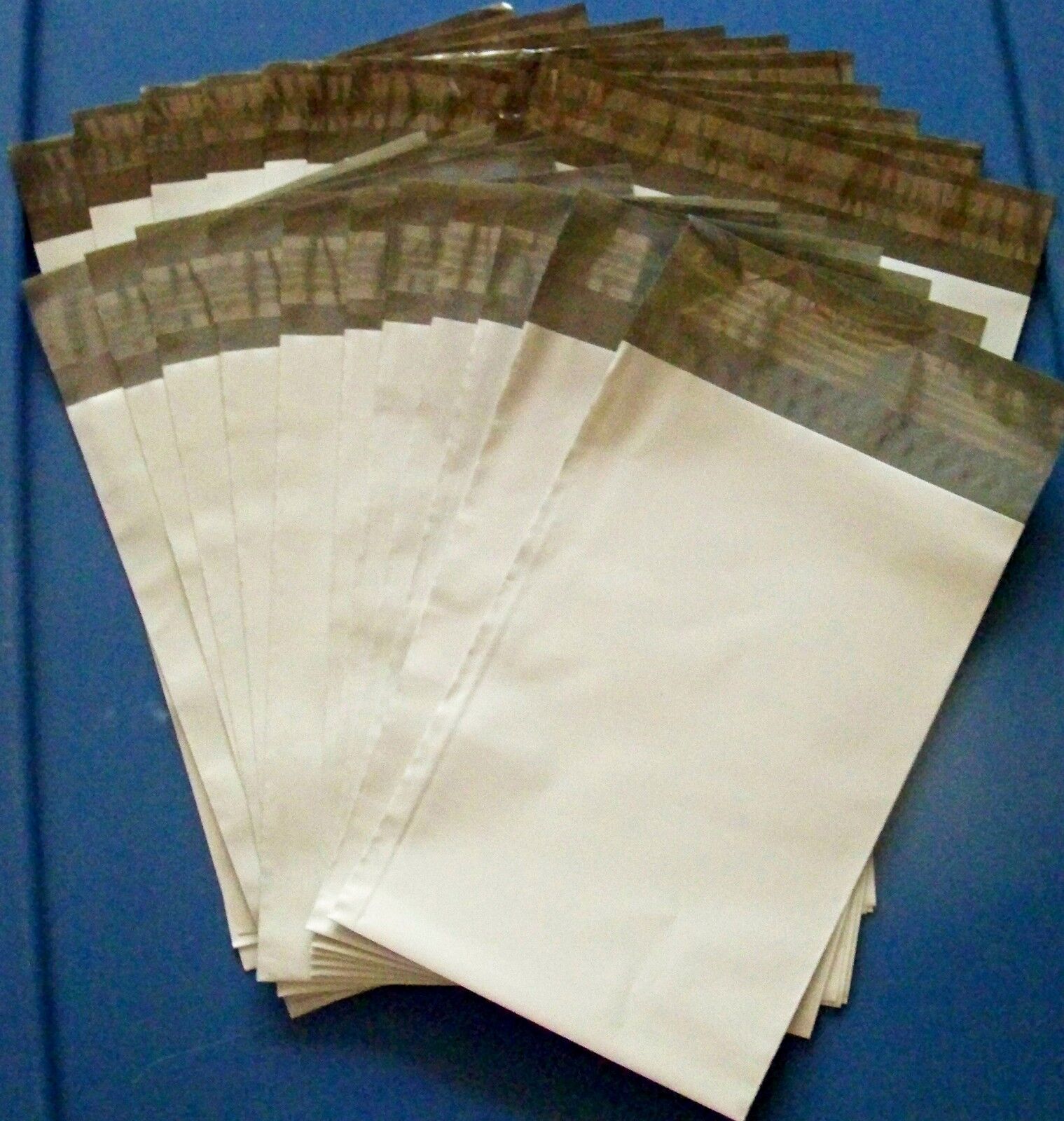 50 White Poly Mailers (25) 6\