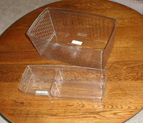 Longaberger Hostess Treasures 2002 Basket 2 piece Plastic Protector Set Only New