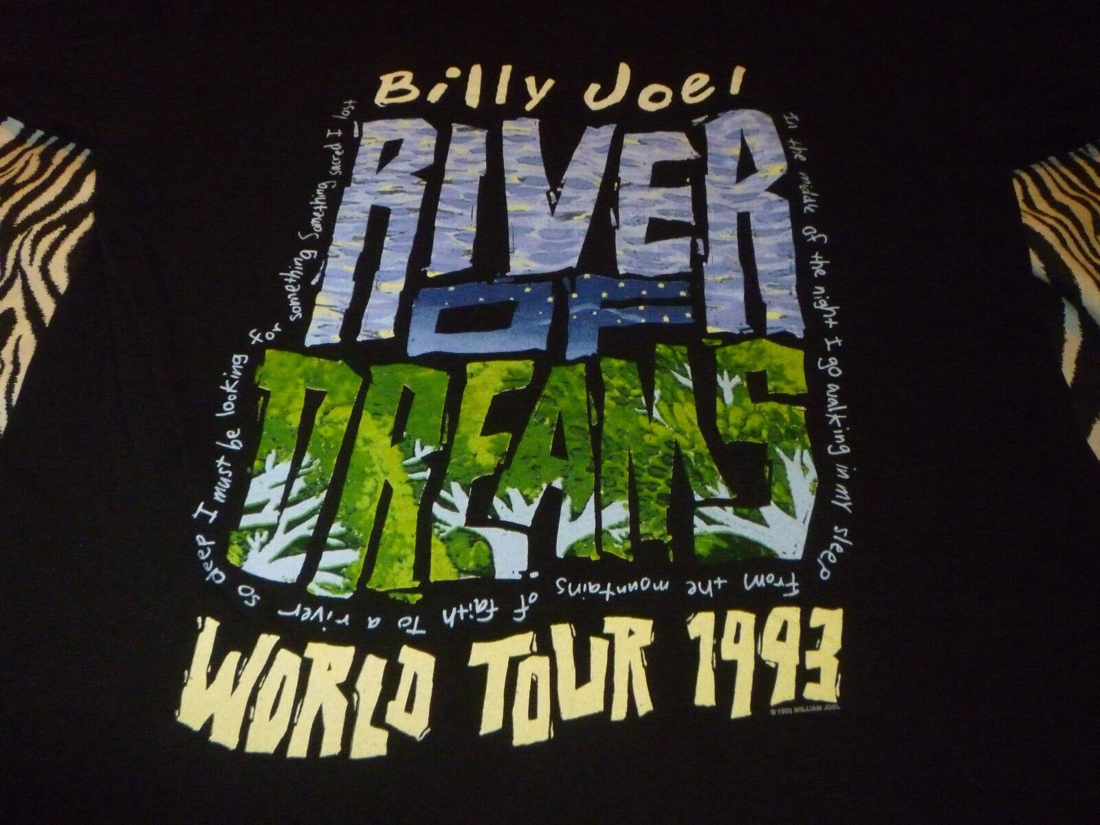 Billy Joel Vintage 1993 Tour Shirt ( Used Size L ) Very Nice Condition