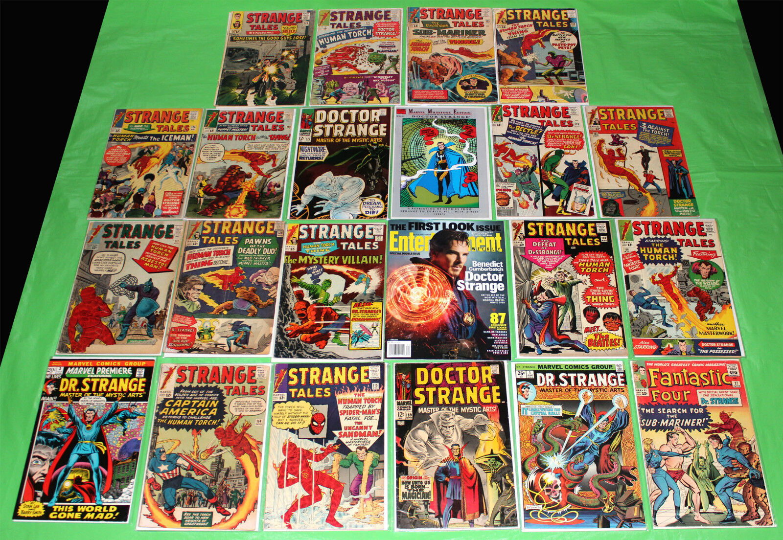 Doctor Strange 1 EPIC Collection 169 Strange Tales 111 114 115 126 21 issue lot