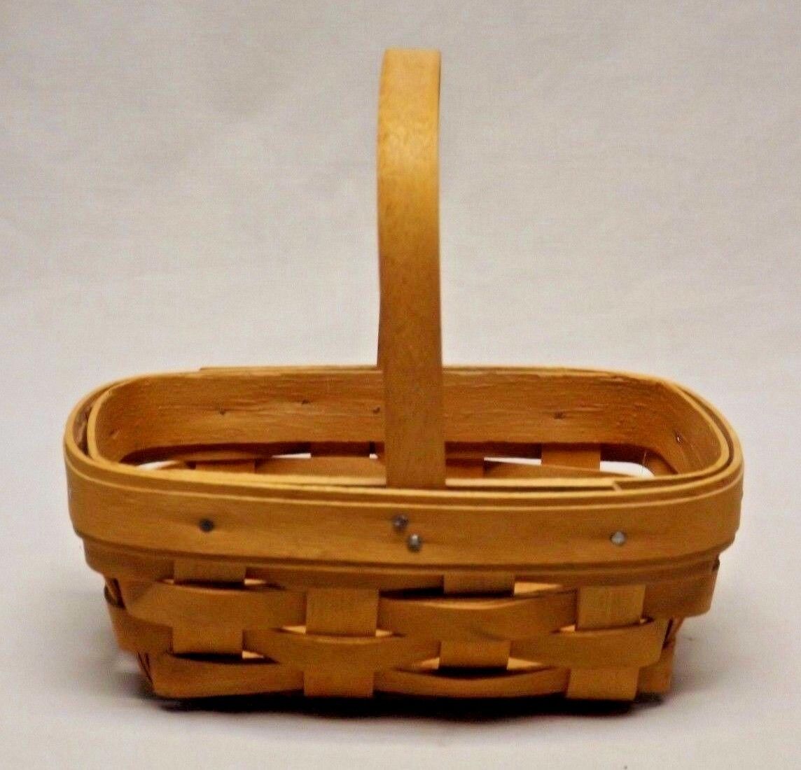 Longaberger 2000 Parsley Booking Basket A Great Everyday Find