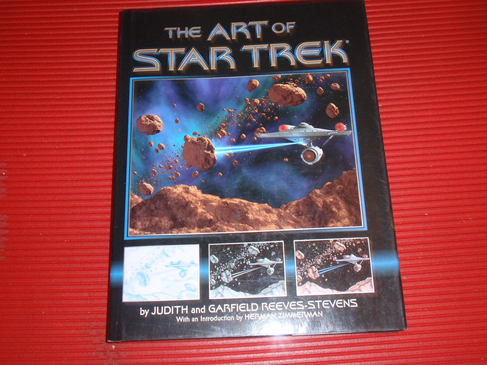 VINTAGE THE ART OF STAR TREK  HARD COVER 12\