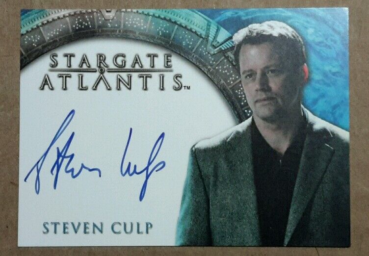Stargate Atlantis Autograph Card - Steven Culp (Henry Wallace)