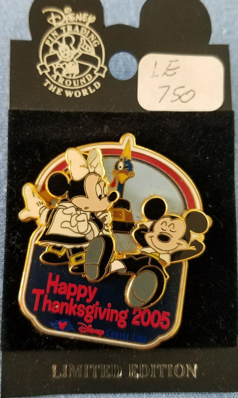 Disney pin Happy Thanksgiving 2005 Mickey Mouse LE 750 