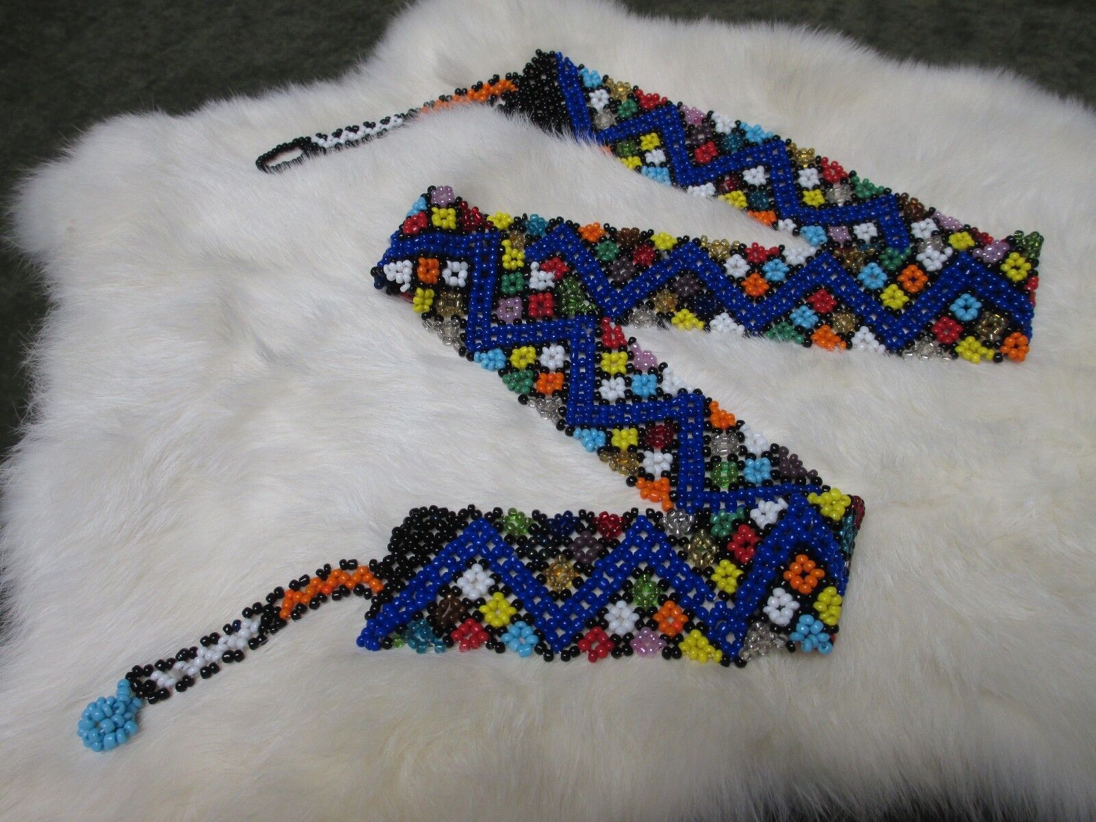 African Zulu Fair Trade Bead BELT - Beautifully Handmade - SELECT ONE DESIGN