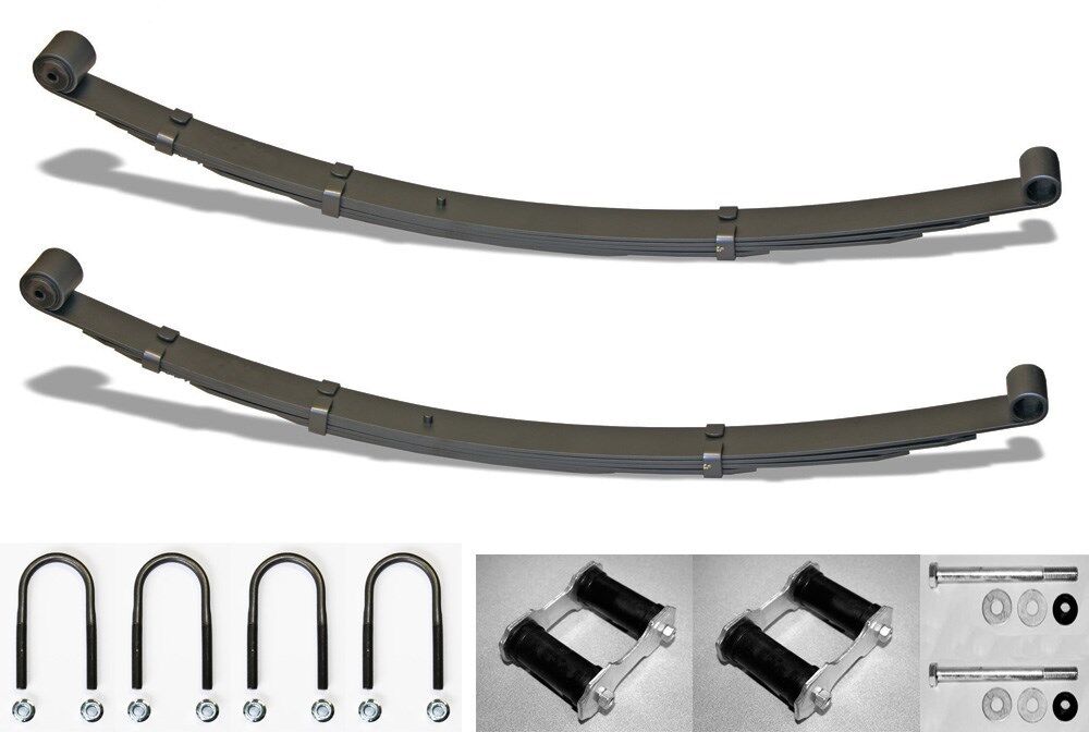 1964-1966 Ford Mustang Rear Leaf Springs Kit with shackles U bolts I-bolts set