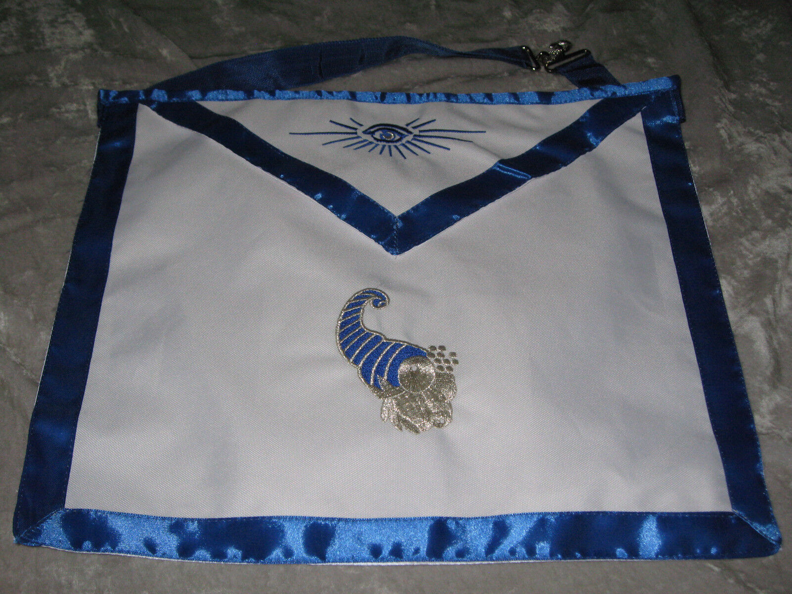 Junior Steward Masonic Officer Apron Freemason Blue Lodge Fraternity NEW