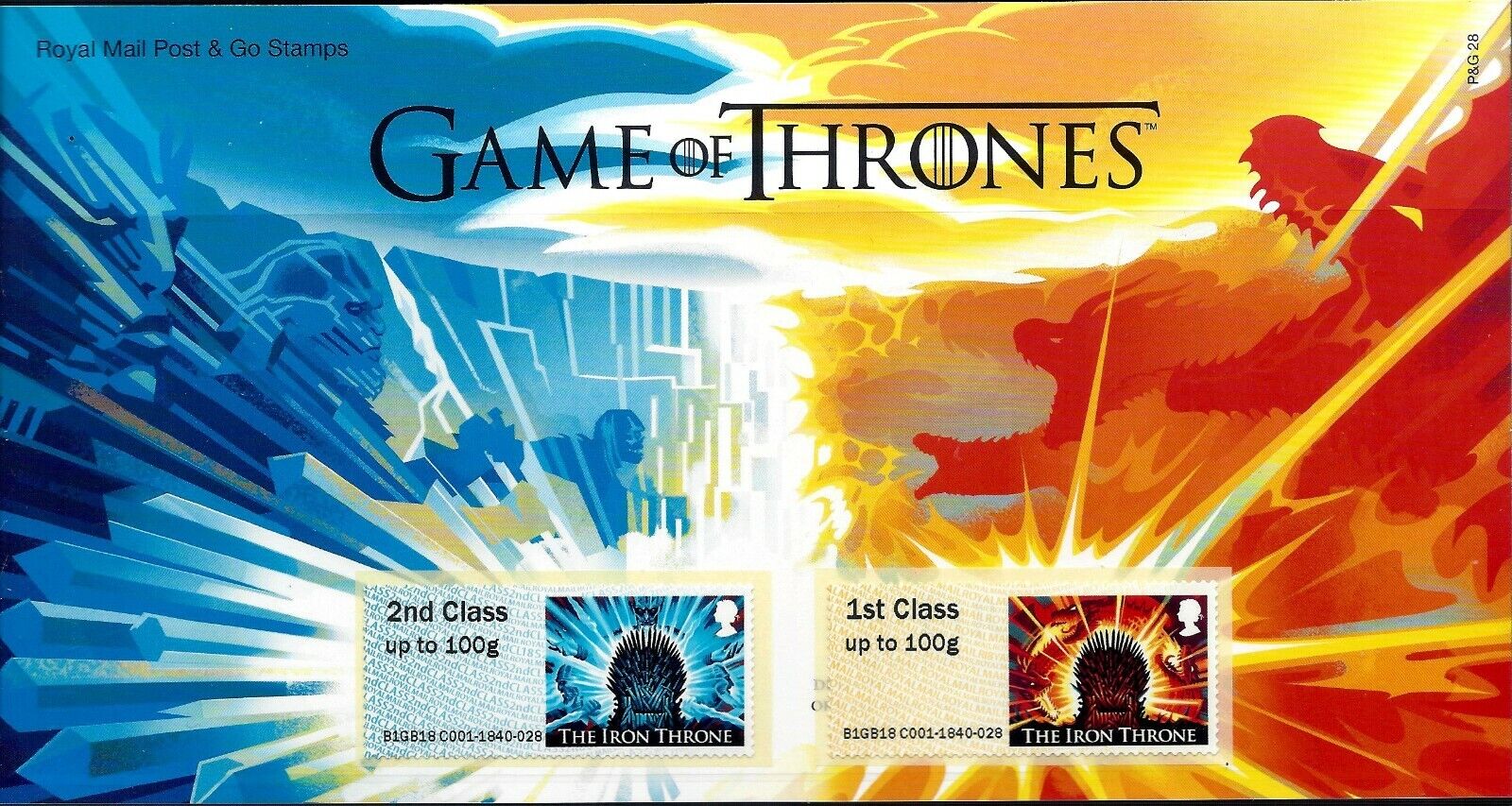 POST & GO 2018 GAME OF THRONES MAIL BY SEA POSTAL MUSEUM WINDSOR