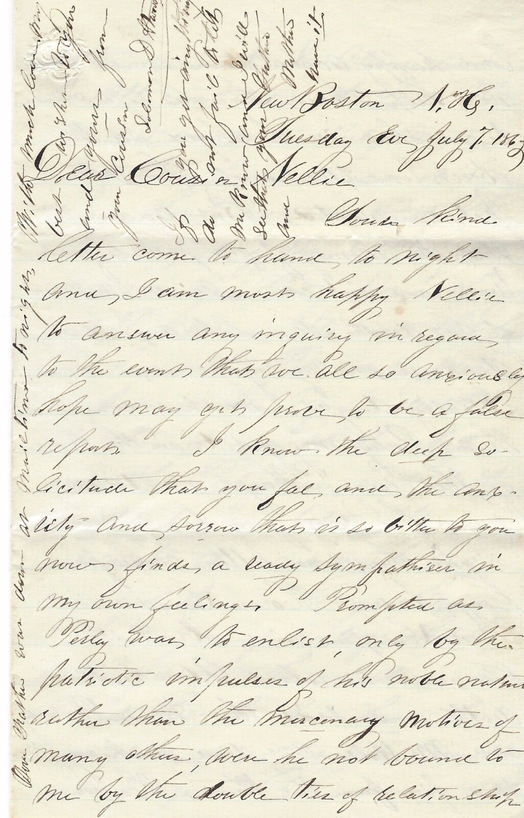 Civil War Letter: Postmaster Details Local Dead, Glorious Gettysburg, Vicksburg