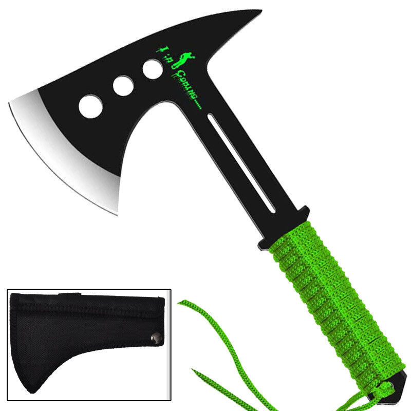 Zombie Reckoning Apocalypse Stainless Steel Full Tang Throwing Target  Axe