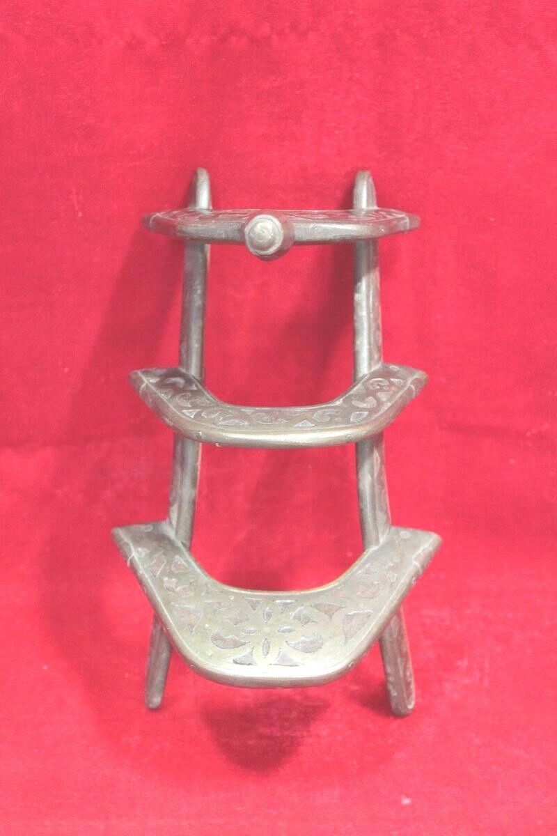 New Brass Hand Carved Camel Saddle Antique Home Decor Collectible PU-46