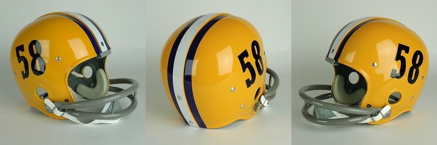 LSU TUGERS 1958-1964 Vintage Riddell RK Suspension Football Helmet