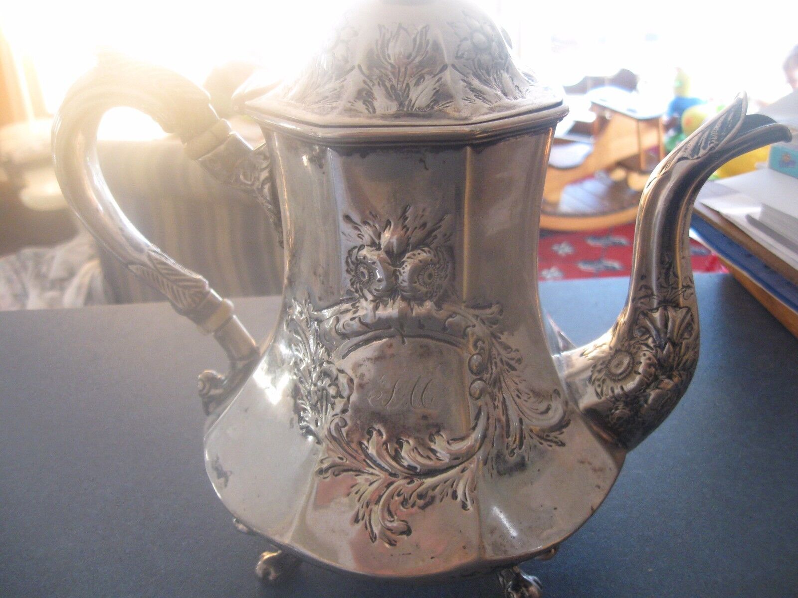 Rare Gerardus Boyce N.Y. Sterling Silver Teapot Cica 1825