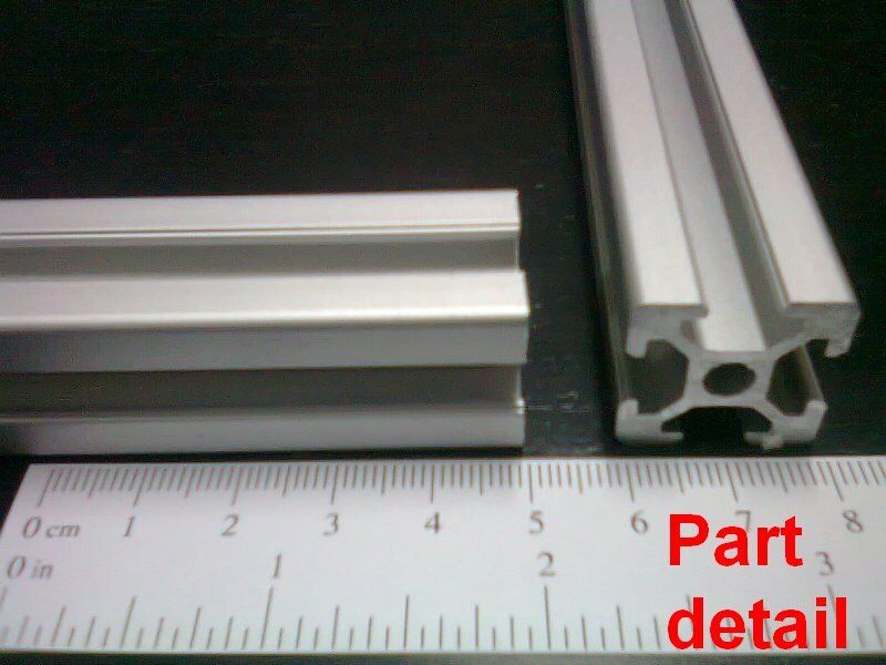 Aluminum T-slot extruded profile 20x20-6  Length 500mm(<20\