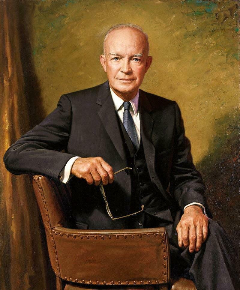 DWIGHT EISENHOWER GLOSSY POSTER PICTURE PHOTO BANNER presidential portrait 3837