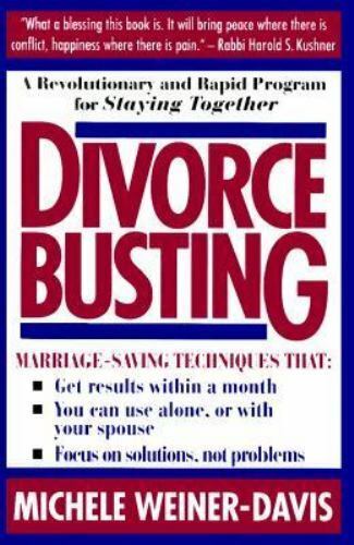Divorce Busting by Weiner-Davis, Michele