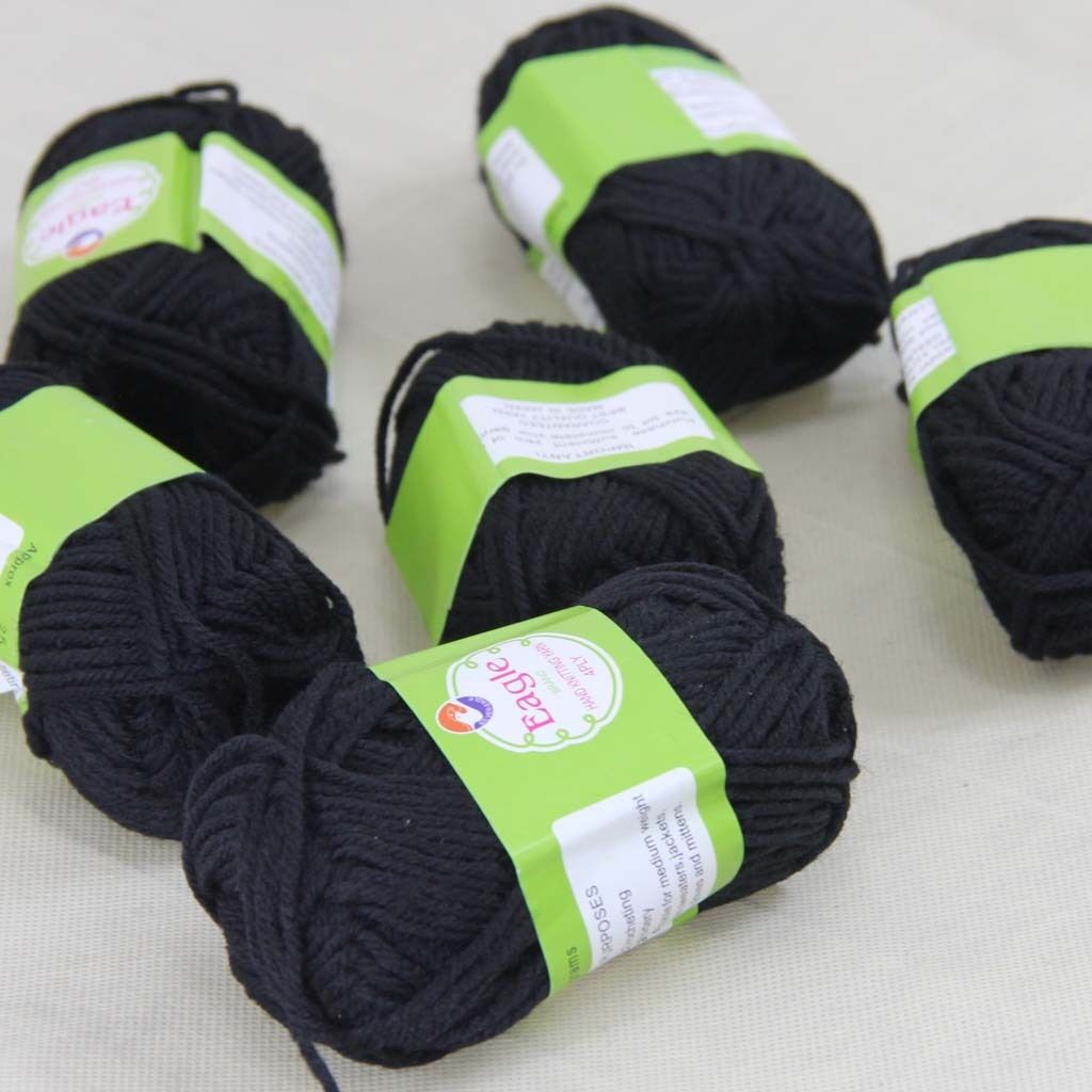 Sale Lot of 6 Skeins x20g NEW ACRYLIC Bulky Hand Knitting Teaching Yarn 702