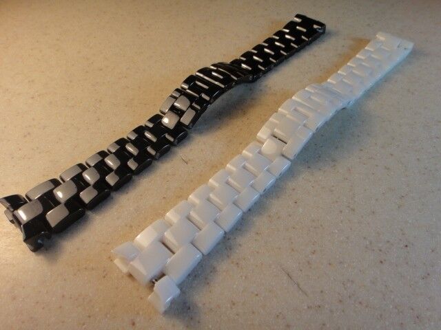 NEW Ceramic White strap bracelet band compatible with Chanel J12 watch Lady 16mm