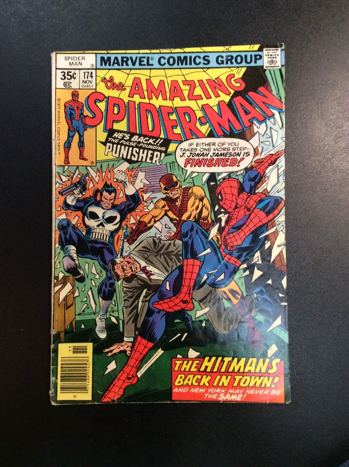  Amazing Spider-Man #174 Bronze Age Marvel Comic Book Wein Andru PUNISHER 1977