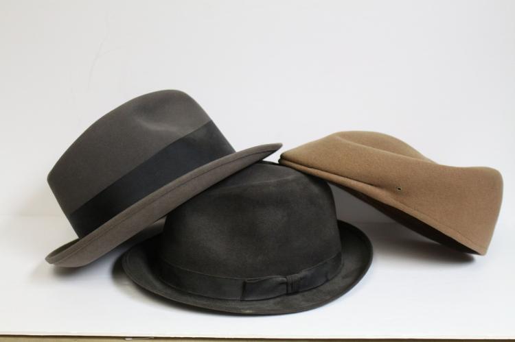 Lot of Three Vintage Men\'s Hats Lot 473