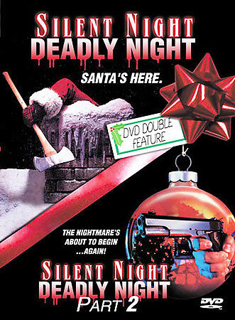 Silent Night, Deadly Night Part 1 & Part 2 (DVD, 2003) horror RARE OOP Like new