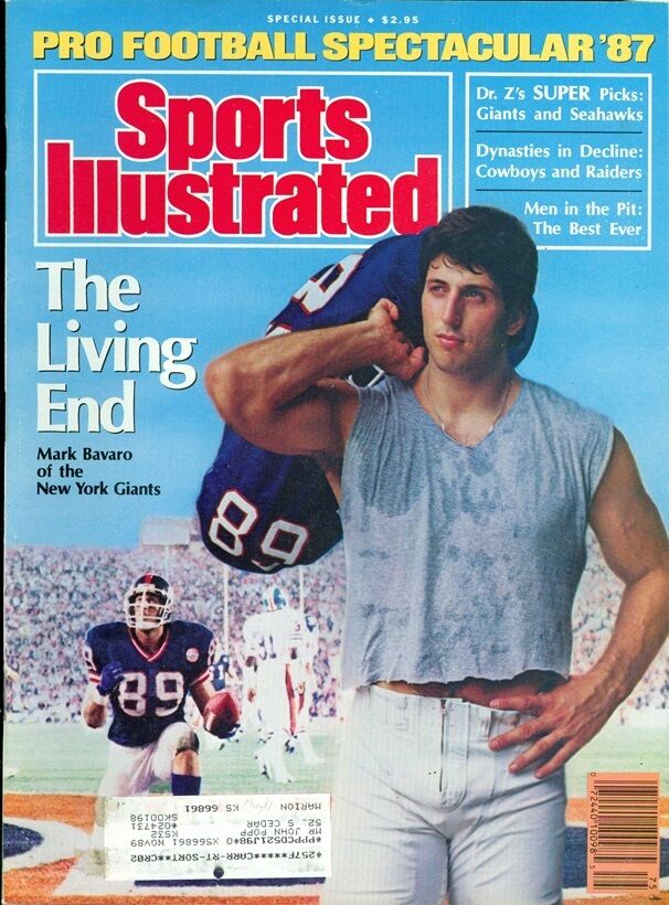 1987 Sports Illustrated: Mark Bavaro- New York Giants