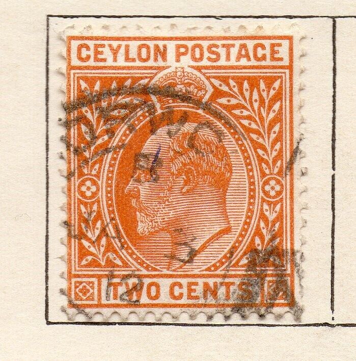 Ceylon 1910 Early Issue Fine Used 2c. NW-98840
