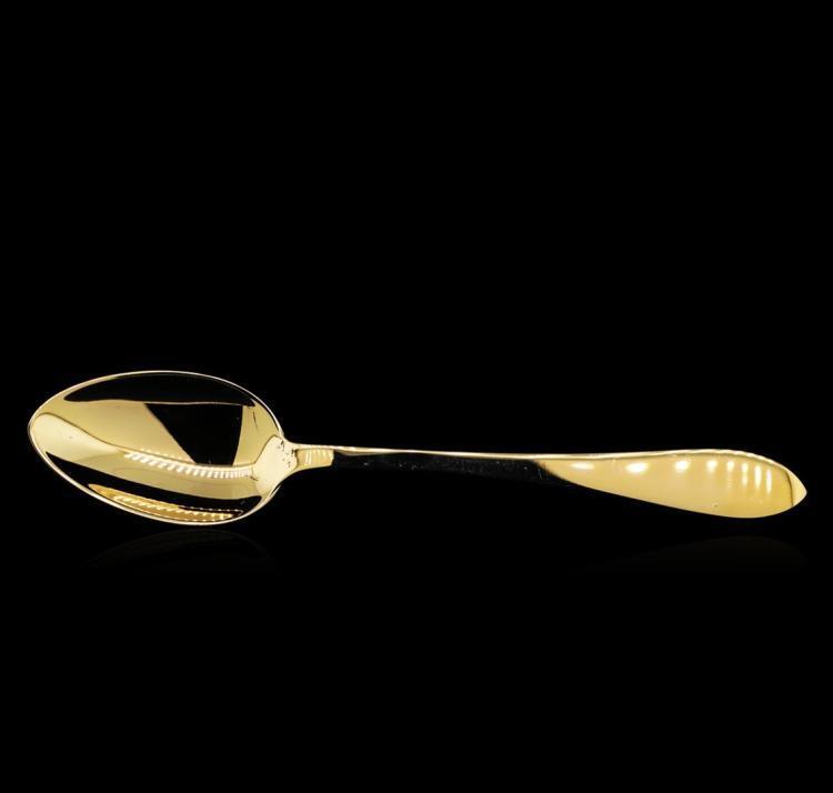 Tiffany & Co. 14KT Yellow Gold Spoon Lot 811