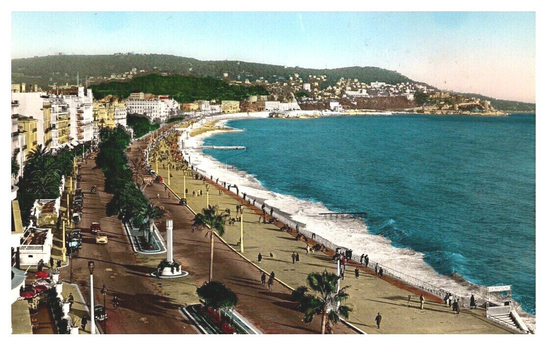 FRANCE La Promenade des Anglais la Baie des Anges NICE Promenade of the English