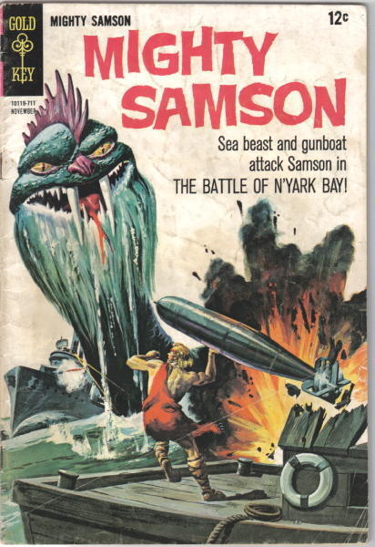 Mighty Samson Comic Book #12 Gold Key Comics 1967 VERY GOOD+