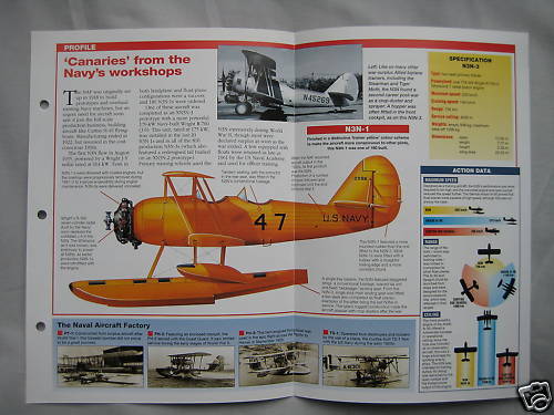 Aircraft of the World Card 47 , Group 11 - Naval Aircraft Factory N3N