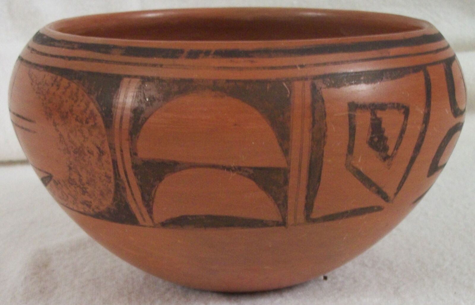 1940\'s  southwest Walpi pottery bowl by Elizebeth Tootsie 