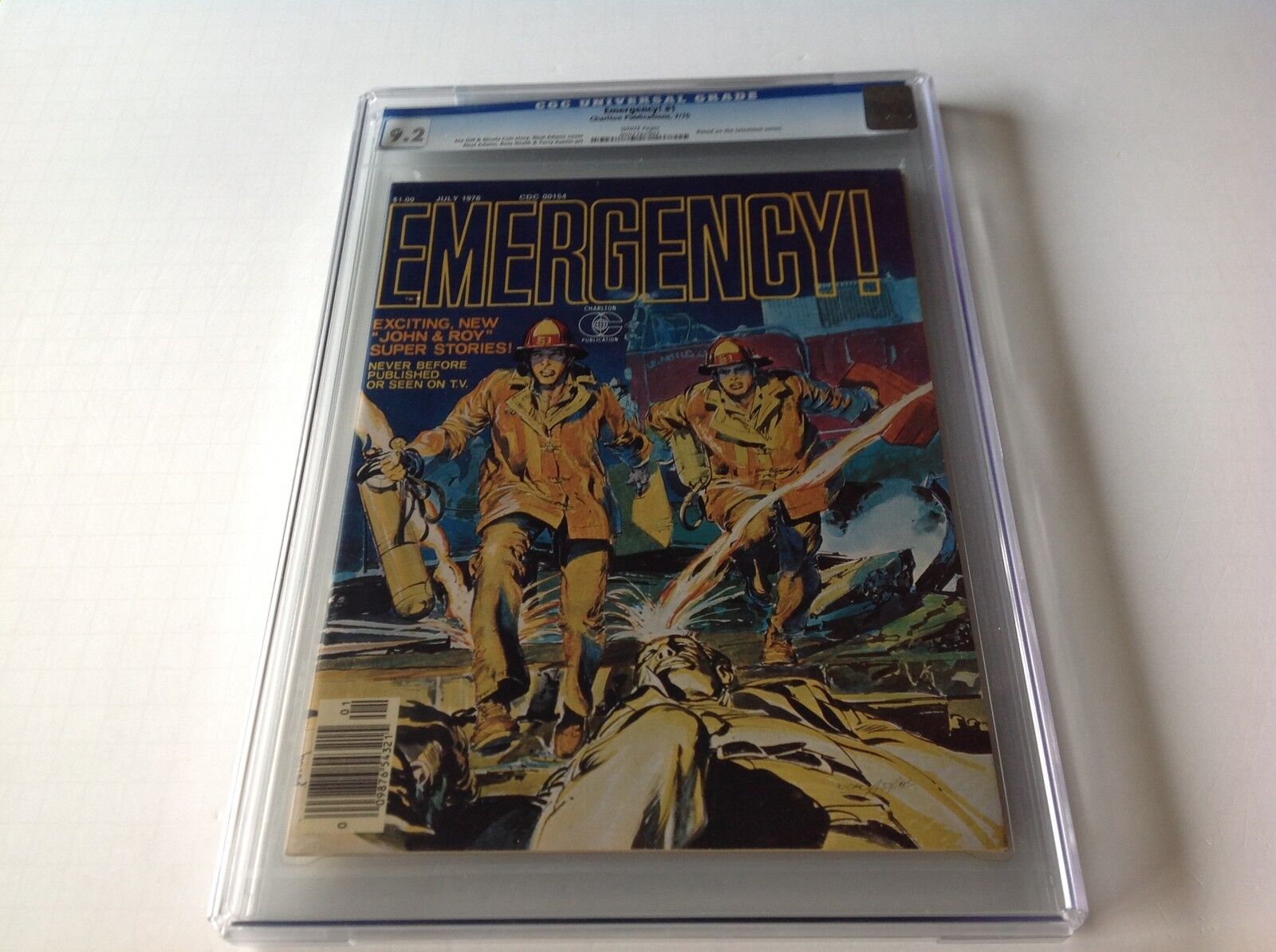 EMERGENCY 1 CGC 9.2 WHITE PAGES NEAL ADAMS GAGE AND DESOTO RANDOLPH MANTOOTH