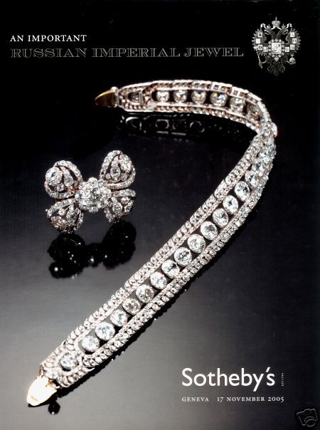SOTHEBY\'S AN IMPORTANT RUSSIAN IMPERIAL JEWEL 11/17/05