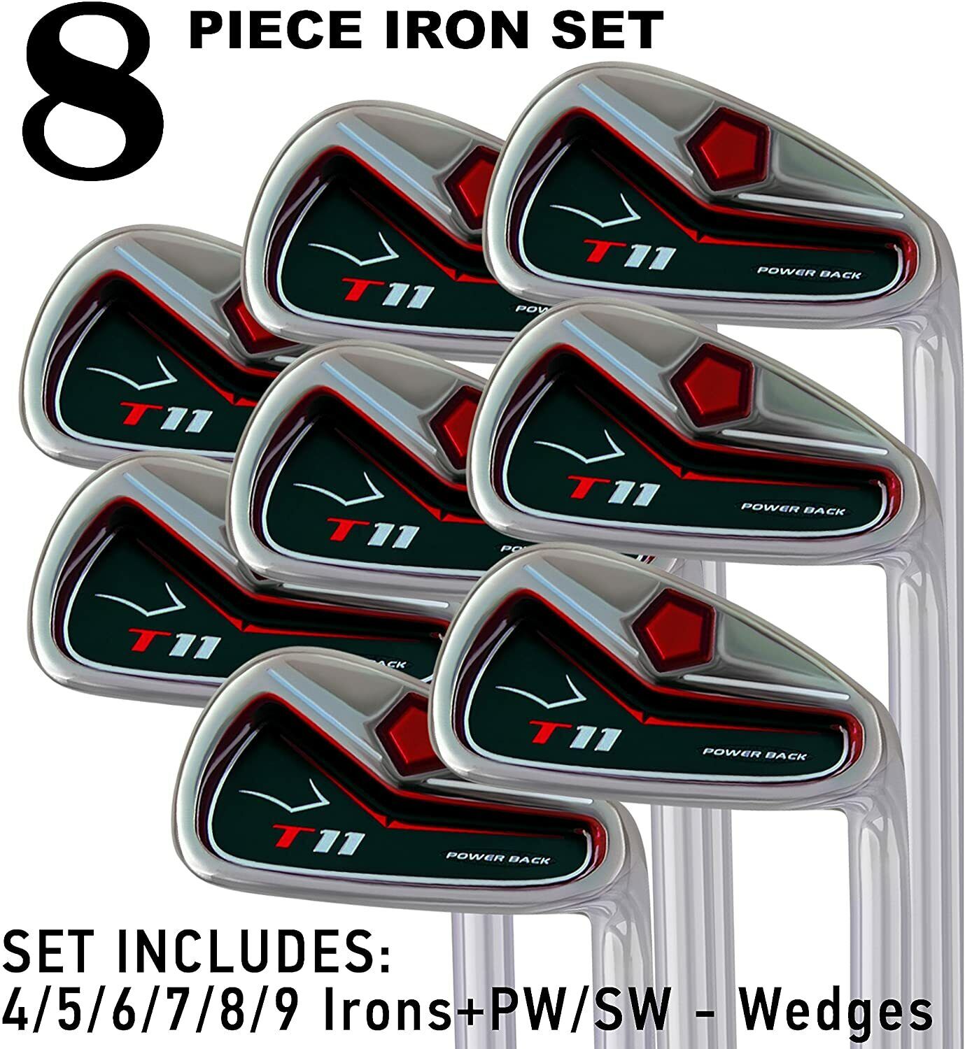 CUSTOM MADE MENS T11 GOLF CLUBS COMPLETE IRON 4-SW SET