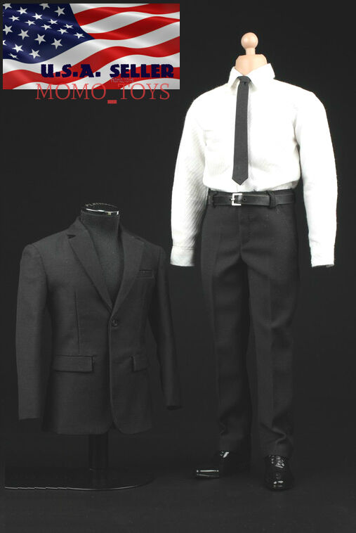 1/6 Men Business Suit Set For Phil Coulson SHIELD Agent For Hot Toys Figure USA