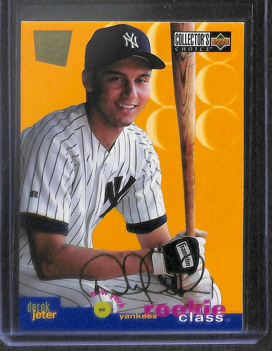1995 Upper Deck Collectors Choice Baseball Gold Signature #2 Derek Jeter